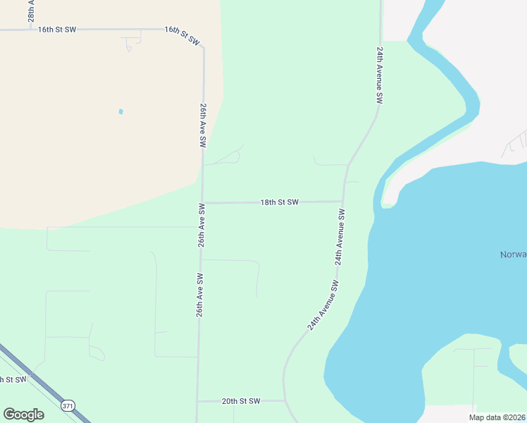 map of restaurants, bars, coffee shops, grocery stores, and more near 2531 18th Street Southwest in Backus