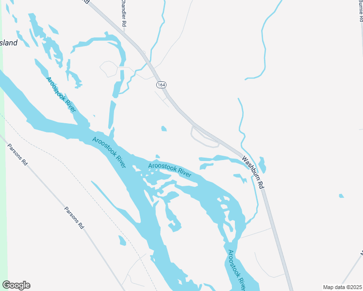 map of restaurants, bars, coffee shops, grocery stores, and more near 322 Washburn Road in Presque Isle