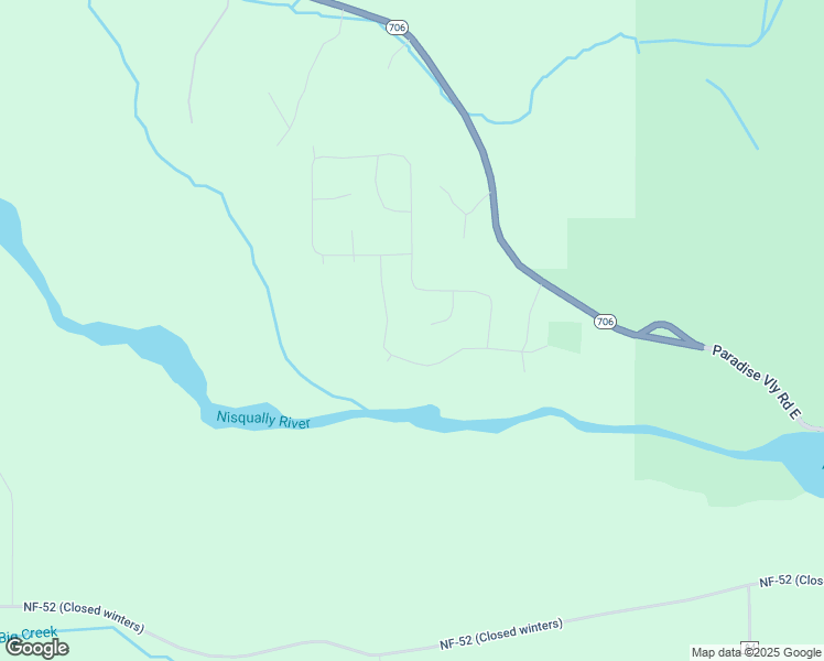 map of restaurants, bars, coffee shops, grocery stores, and more near 56925 382nd Avenue Court East in Ashford