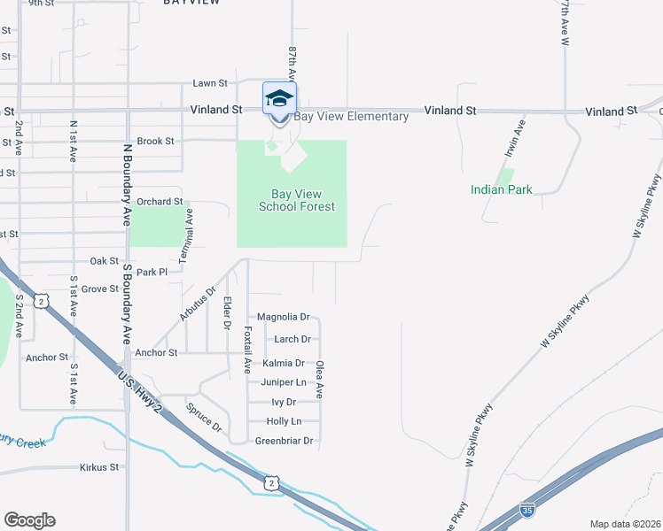 map of restaurants, bars, coffee shops, grocery stores, and more near 6 Olea Avenue in Proctor