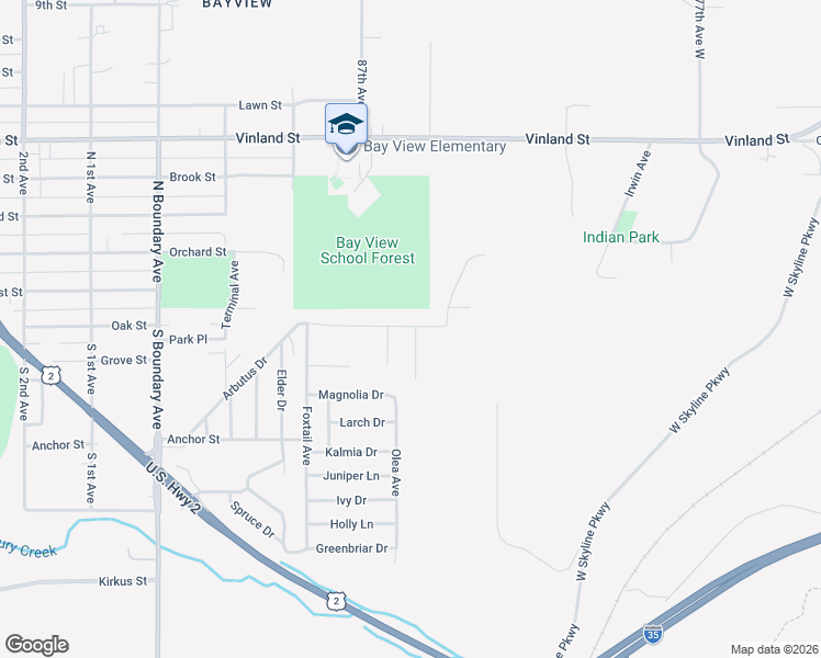 map of restaurants, bars, coffee shops, grocery stores, and more near 6 Olea Avenue in Proctor