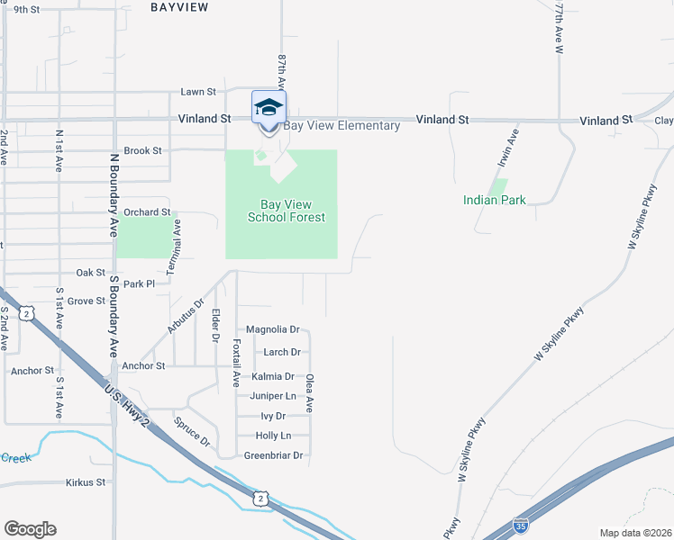 map of restaurants, bars, coffee shops, grocery stores, and more near 6 Olea Avenue in Proctor