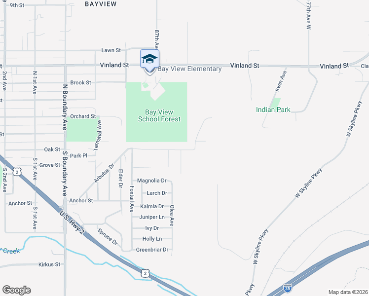 map of restaurants, bars, coffee shops, grocery stores, and more near 6 Olea Avenue in Proctor