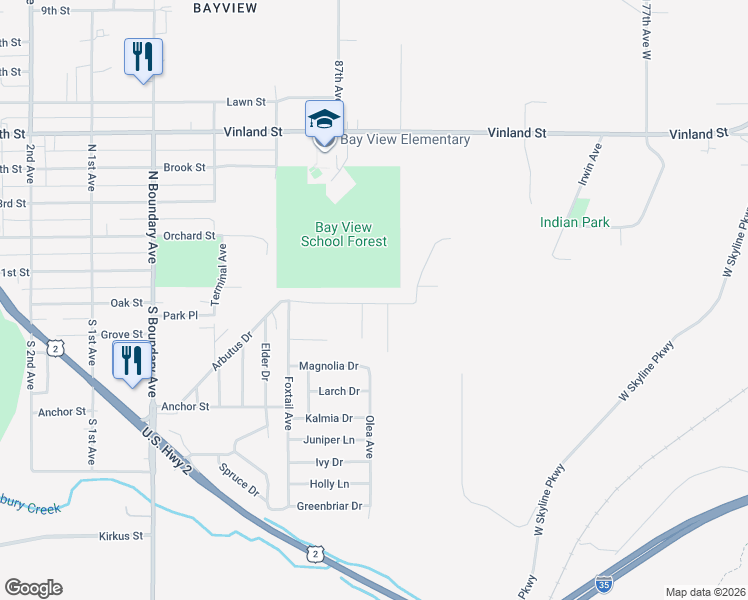 map of restaurants, bars, coffee shops, grocery stores, and more near 4 Pinenut Circle in Duluth