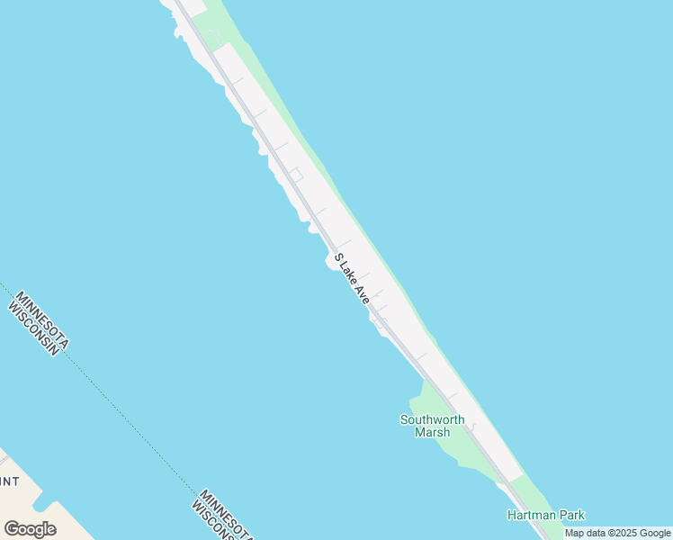 map of restaurants, bars, coffee shops, grocery stores, and more near 3726 Minnesota Avenue in Duluth