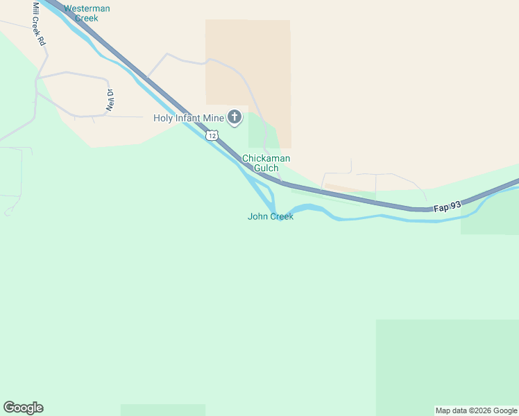 map of restaurants, bars, coffee shops, grocery stores, and more near 14095 Lolo Creek Road in Lolo