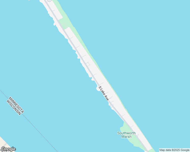 map of restaurants, bars, coffee shops, grocery stores, and more near 3602 Minnesota Avenue in Duluth