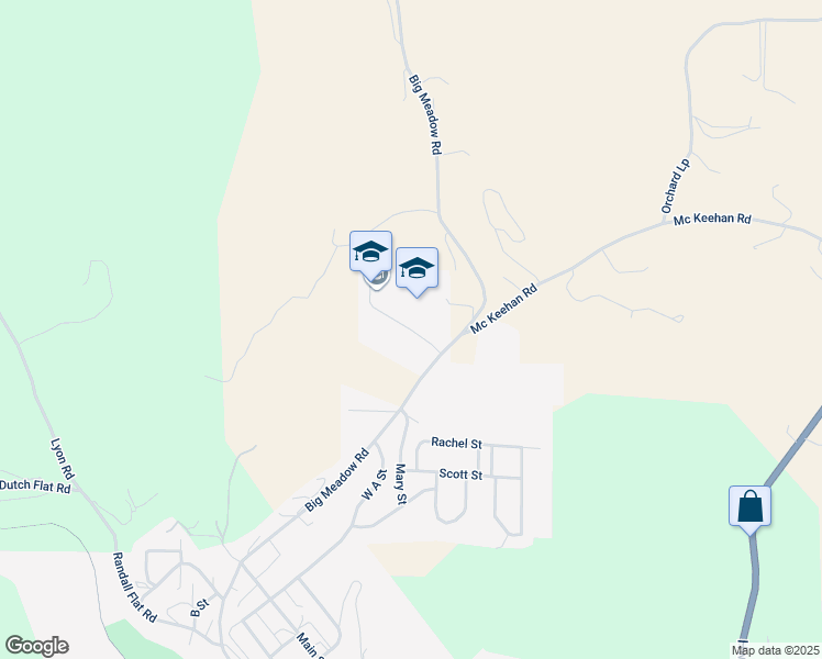 map of restaurants, bars, coffee shops, grocery stores, and more near Trojan Drive in Troy