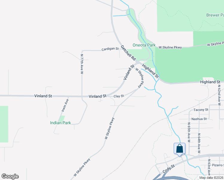 map of restaurants, bars, coffee shops, grocery stores, and more near 7322 Prince Street in Proctor