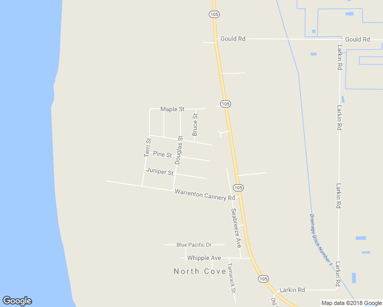 map of restaurants, bars, coffee shops, grocery stores, and more near 1054 Pine Street in Tokeland