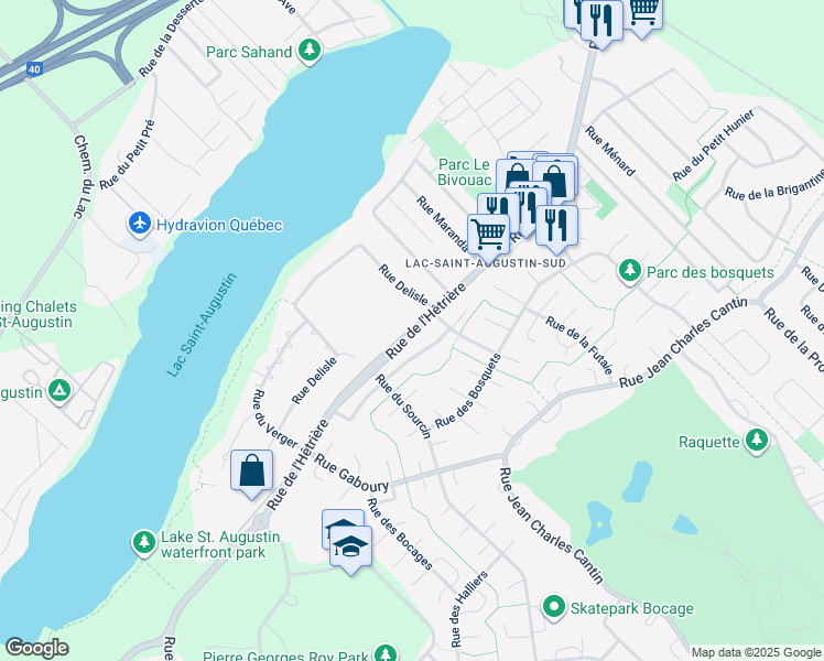 3838 Rue de l'Hêtrière, SaintAugustindeDesmaures QC Walk Score