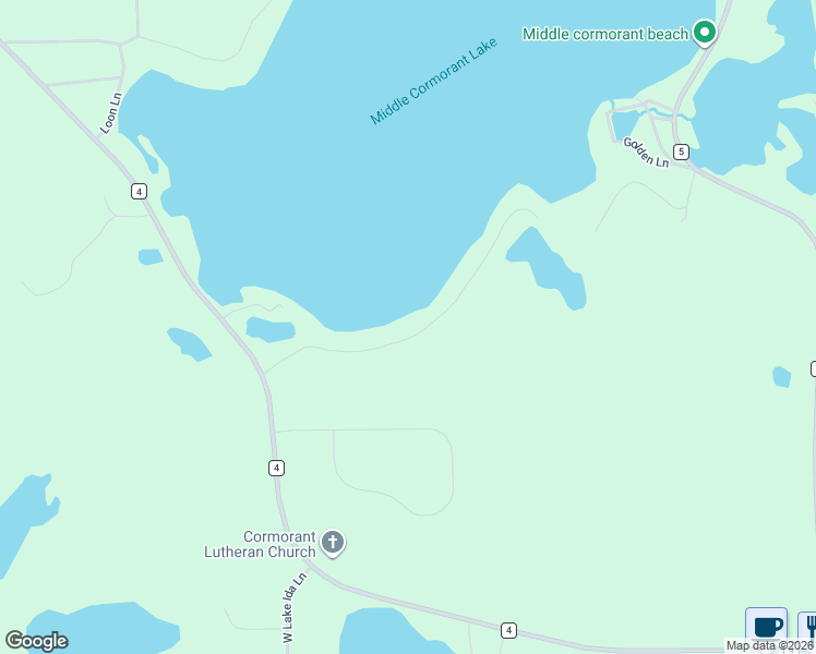 map of restaurants, bars, coffee shops, grocery stores, and more near 14242 Globstad Beach Road in Lake Park