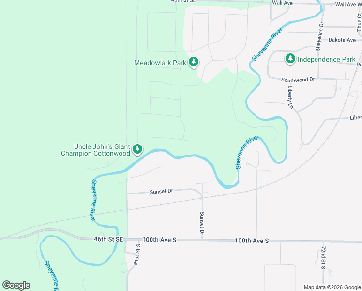 map of restaurants, bars, coffee shops, grocery stores, and more near 9614 Robin Road in Horace