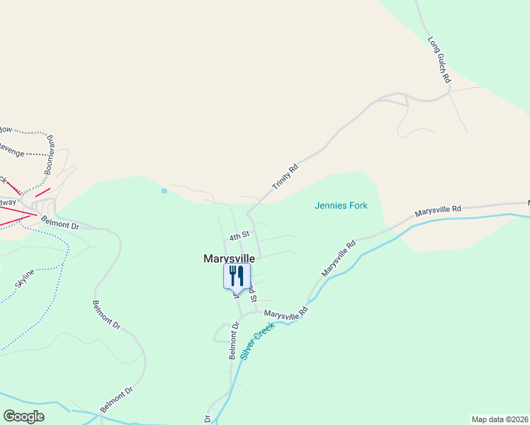 map of restaurants, bars, coffee shops, grocery stores, and more near 300-398 Tennis Place in Marysville