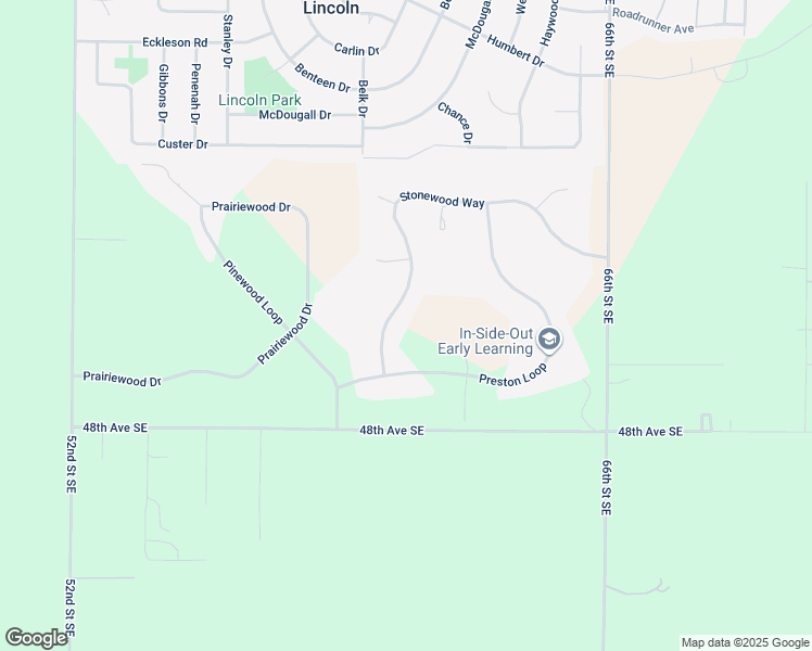 map of restaurants, bars, coffee shops, grocery stores, and more near 4465-4515 Stonewood Way in Bismarck