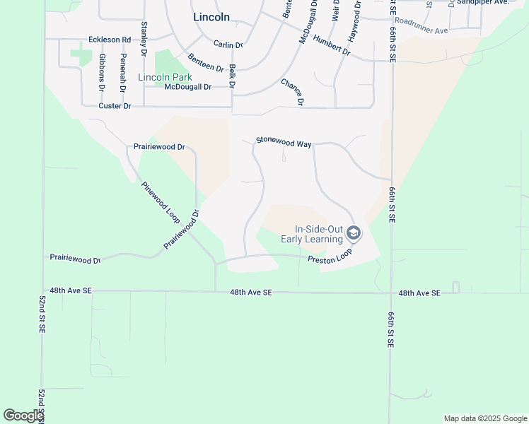 map of restaurants, bars, coffee shops, grocery stores, and more near 4465 Stonewood Way in Bismarck