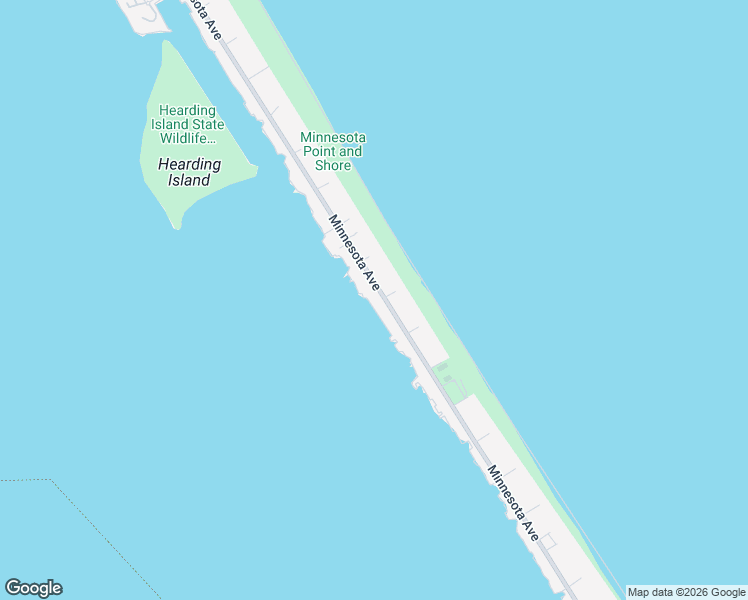 map of restaurants, bars, coffee shops, grocery stores, and more near 2721 Minnesota Avenue in Duluth