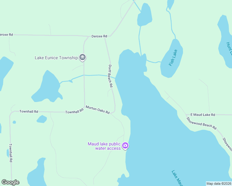 map of restaurants, bars, coffee shops, grocery stores, and more near 12605 Dorff Beach Road in Audubon