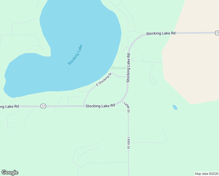 map of restaurants, bars, coffee shops, grocery stores, and more near 36641 East Stocking Lake Drive in Menahga