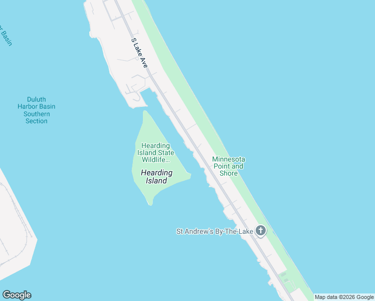 map of restaurants, bars, coffee shops, grocery stores, and more near 2307 Minnesota Avenue in Duluth