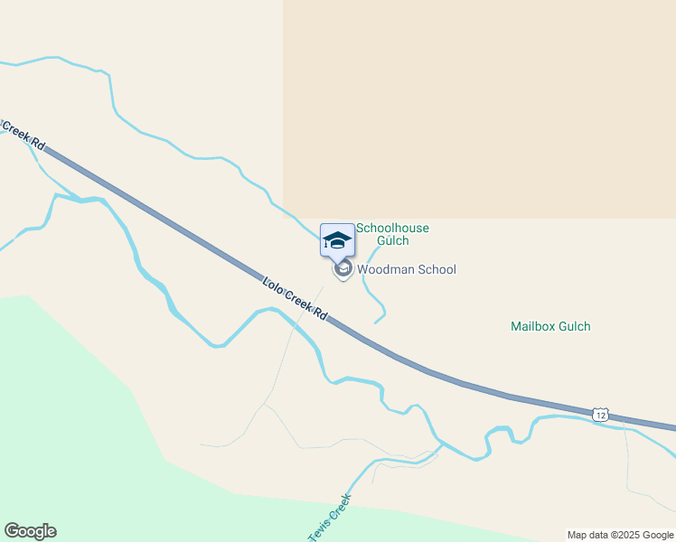 map of restaurants, bars, coffee shops, grocery stores, and more near 18470 U.S. 12 in Lolo