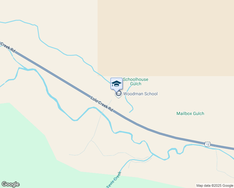 map of restaurants, bars, coffee shops, grocery stores, and more near 18470 U.S. 12 in Lolo