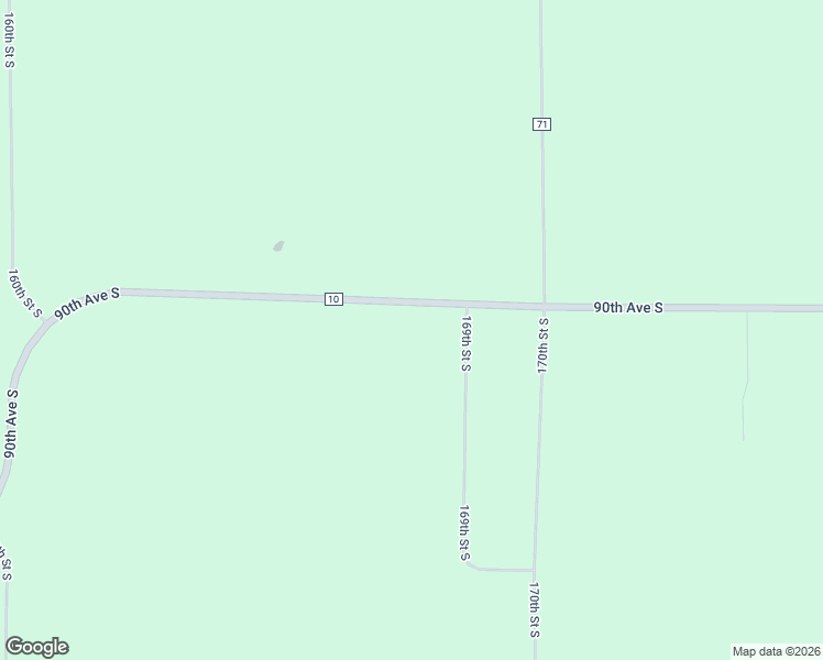 map of restaurants, bars, coffee shops, grocery stores, and more near 9049 169th Street South in Barnesville