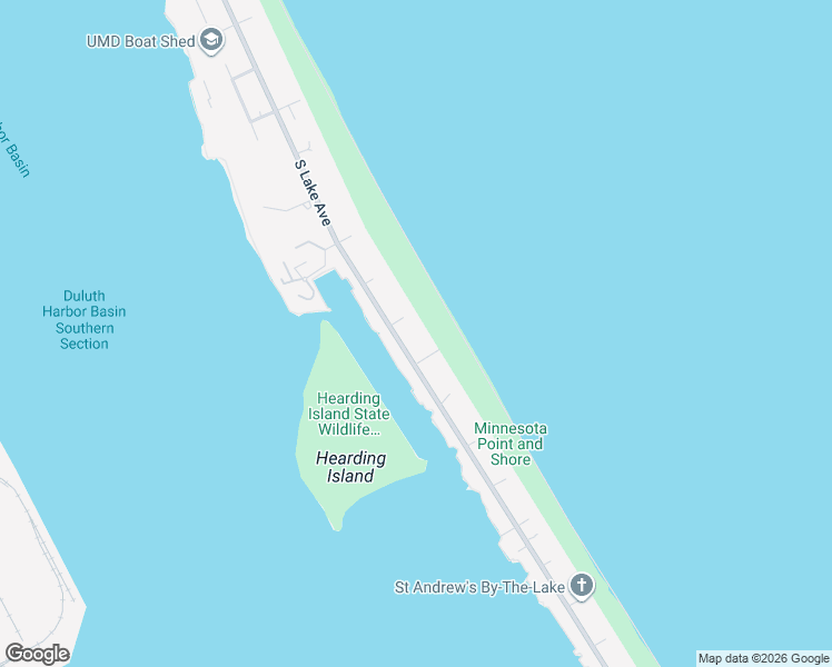 map of restaurants, bars, coffee shops, grocery stores, and more near 2102 21st Street South in Duluth