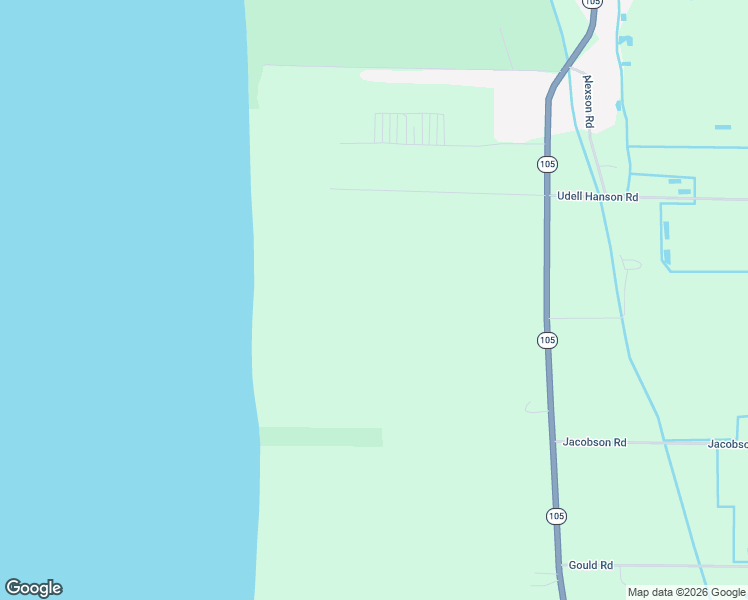 map of restaurants, bars, coffee shops, grocery stores, and more near 3080 Washington 105 in Grayland