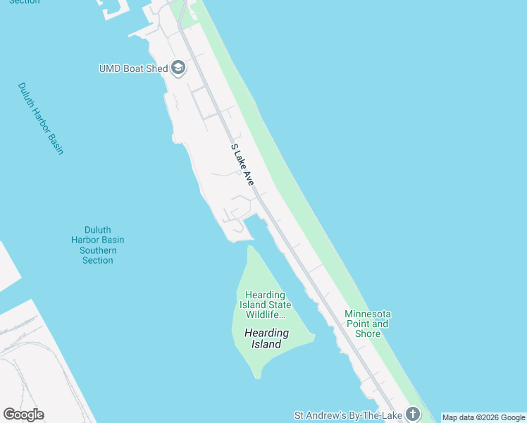 map of restaurants, bars, coffee shops, grocery stores, and more near 1900 Minnesota Avenue in Duluth