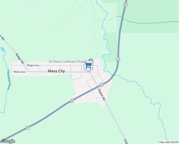 map of restaurants, bars, coffee shops, grocery stores, and more near 1418-1422 Adventure Avenue in Mass City