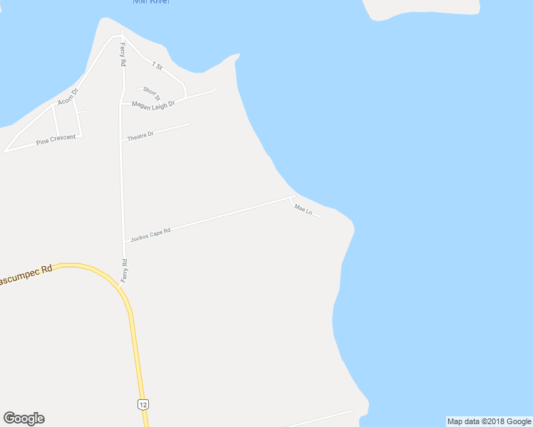 map of restaurants, bars, coffee shops, grocery stores, and more near 134 Jockos Cape Road in O'Leary