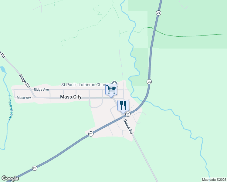 map of restaurants, bars, coffee shops, grocery stores, and more near 1418-1422 Adventure Avenue in Mass City