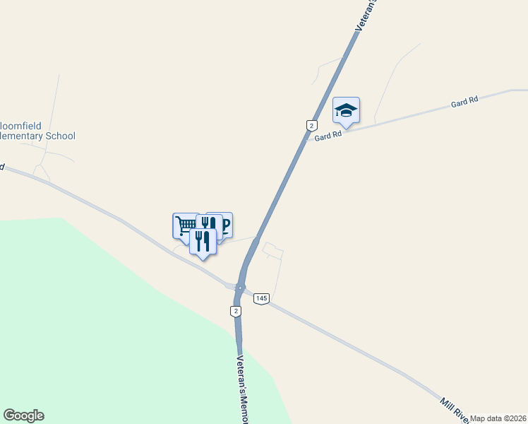 map of restaurants, bars, coffee shops, grocery stores, and more near 38527 Western Road in Alberton