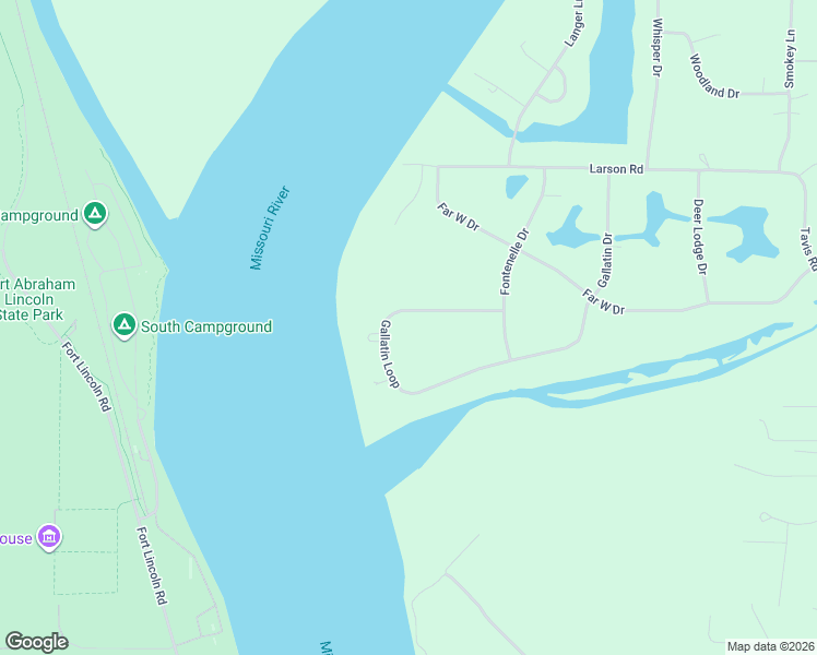 map of restaurants, bars, coffee shops, grocery stores, and more near 3391 Gallatin Drive in Bismarck