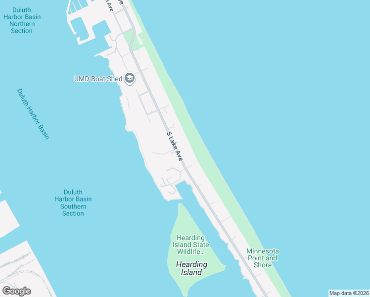 map of restaurants, bars, coffee shops, grocery stores, and more near 1802 Minnesota Avenue in Duluth