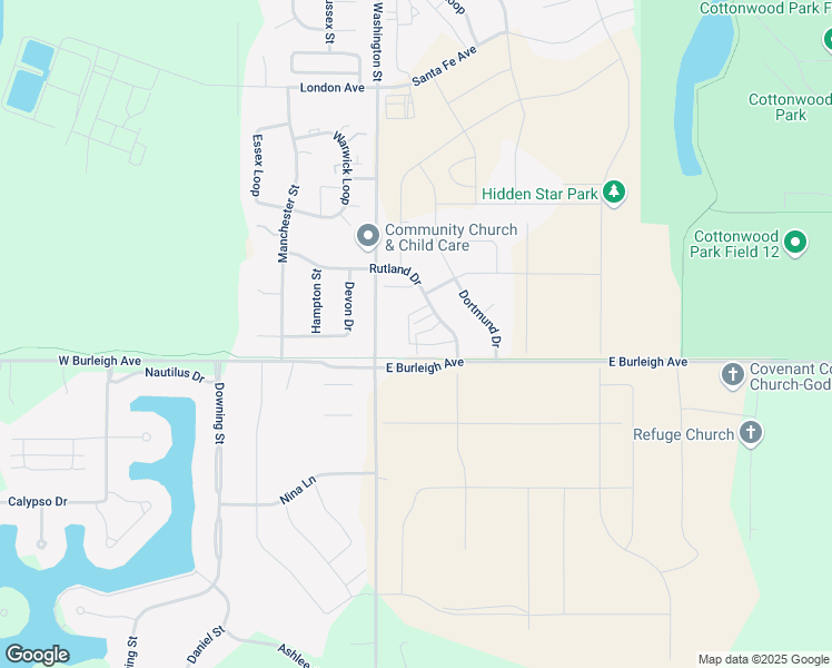 map of restaurants, bars, coffee shops, grocery stores, and more near South Washington Street in Bismarck