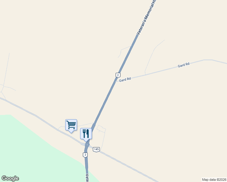 map of restaurants, bars, coffee shops, grocery stores, and more near 6 Gard Road in Alberton