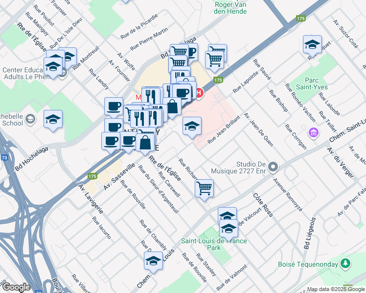 2712 Rue du GénéralTremblay, Québec QC Walk Score