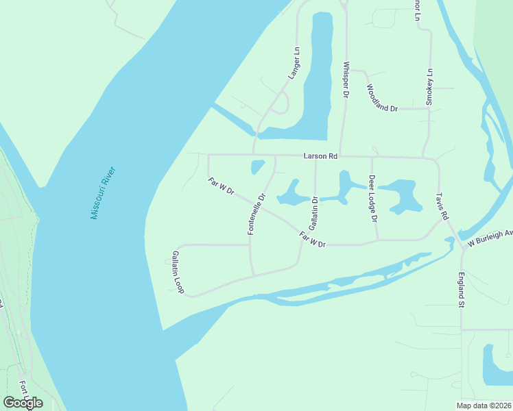 map of restaurants, bars, coffee shops, grocery stores, and more near 2264 Far West Drive in Bismarck