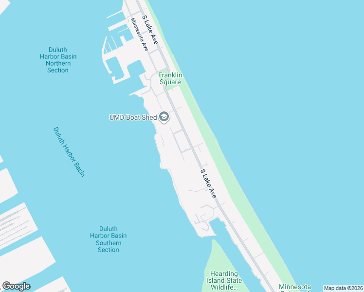 map of restaurants, bars, coffee shops, grocery stores, and more near 1439 Minnesota Avenue in Duluth