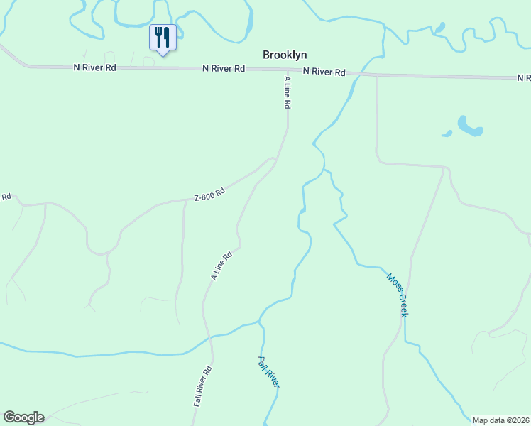 map of restaurants, bars, coffee shops, grocery stores, and more near 57 Fall River Road in Cosmopolis
