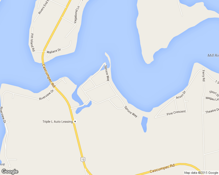 map of restaurants, bars, coffee shops, grocery stores, and more near Spruce Way in Prince County