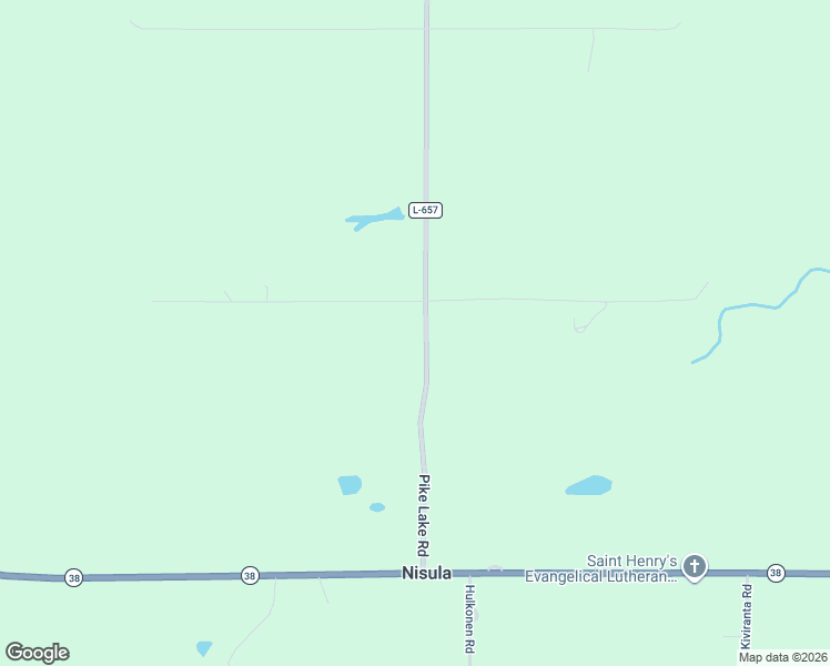 map of restaurants, bars, coffee shops, grocery stores, and more near Pike Lake Road in Pelkie