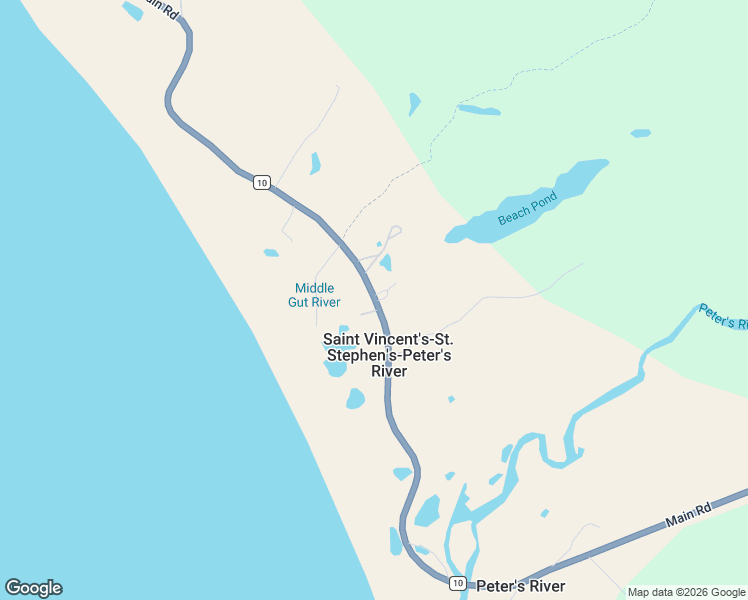 map of restaurants, bars, coffee shops, grocery stores, and more near 189 Main Road in Saint Shott's