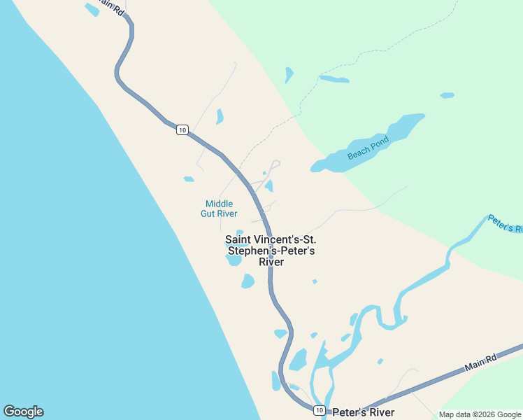 map of restaurants, bars, coffee shops, grocery stores, and more near 189 Main Road in Saint Shott's