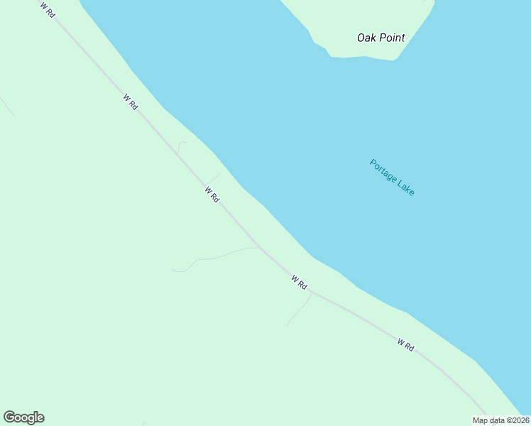 map of restaurants, bars, coffee shops, grocery stores, and more near West Road in Portage Lake