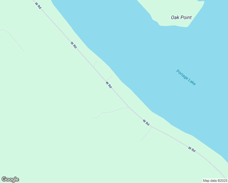 map of restaurants, bars, coffee shops, grocery stores, and more near 568 West Road in Portage Lake
