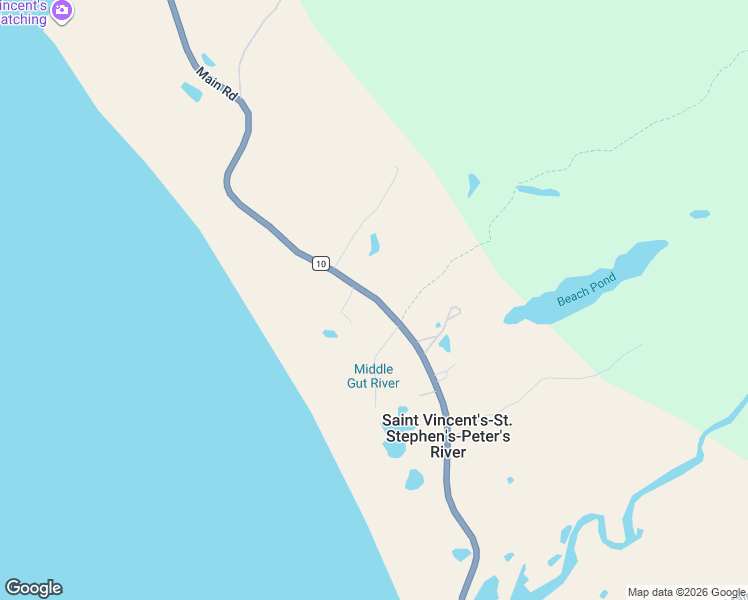 map of restaurants, bars, coffee shops, grocery stores, and more near 150 Newfoundland and Labrador 10 in Saint Shott's