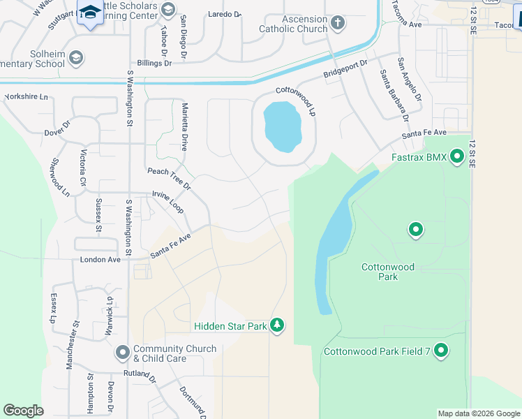 map of restaurants, bars, coffee shops, grocery stores, and more near 320 Santa Fe Avenue in Bismarck